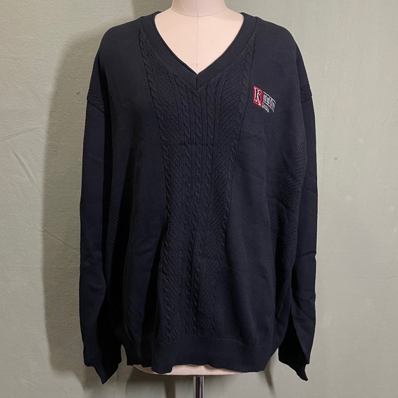 KETEL ONE Vodka Golf V-Neck Sweater LARGE Fore Golfwear - Picture 1 of 5